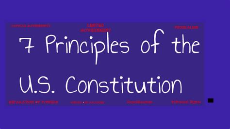 7 Principles Of The Constitution By Tim Yokules