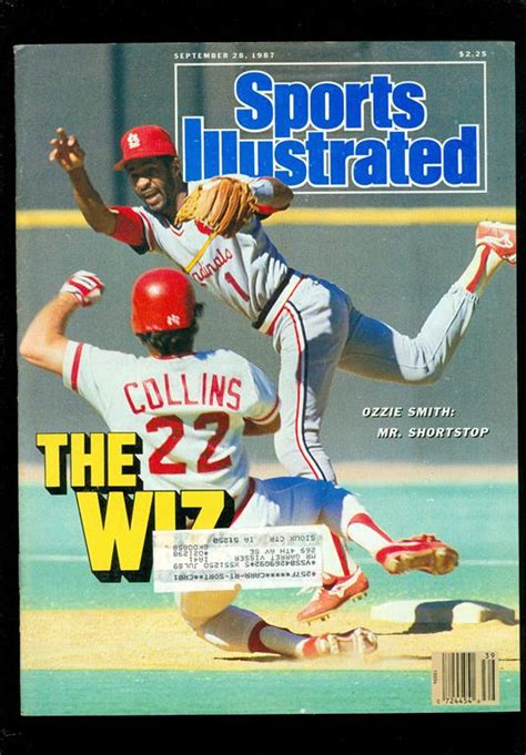 1987 Sports Illustrated Ozzie Smith St Louis Cardinals Mr Shortstop