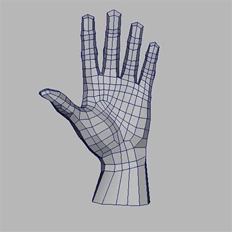 Hand 3d Topology 3d Character Character Design Character Modeling