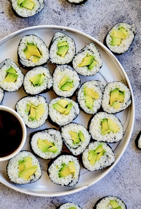 Avocado Sushi Rolls Kays Clean Eats