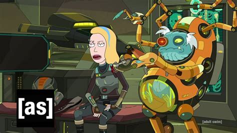 Space Beth And The Rebel Doctor Rick And Morty Adult Swim Youtube