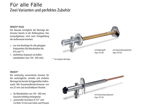 ✓ schnelle lieferung ✓ zum günstigen preis. Kemper Frosti plus extérieur collecte mur extérieur vanne ...