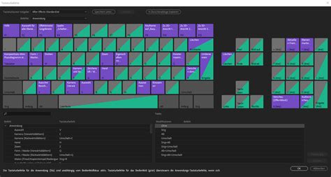 For efficient workflow, the keyboard shortcuts cannot be beaten. Voreingestellte und anpassbare Tastaturbefehle in After ...