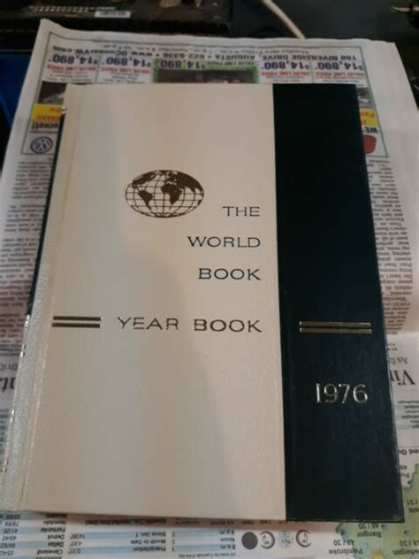 The World Book Encyclopedia Year Book 1976 Hardcover Events Of 1975