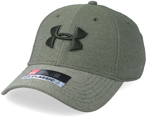 Heathered Blitzing 30 Downtown Green Flexfit Under Armour Caps