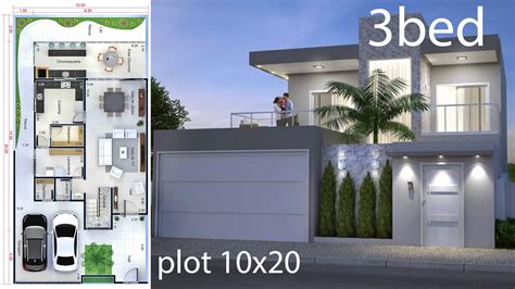 Home Design Plan 10x20 Meters Home Ideas