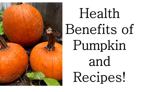 Pumpkin Health Benefits And Recipes Chronicles In Health