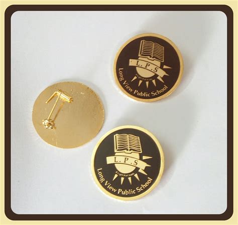 Brass Metal Metal Badge School Badges Size 32 Mm Rs 120 Piece Id