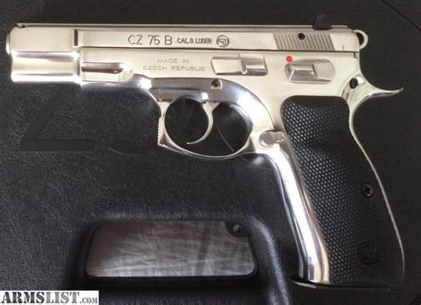 Armslist For Sale Cz 75b Stainless High Polished 9mm