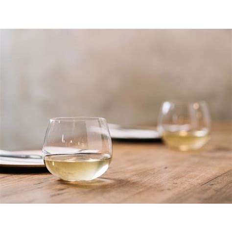 Plumm Stemless Crystal White B Wine Glass 540ml Set Of 4 Kitchenware Australia