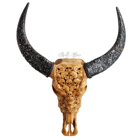 Buffalo Skulls For Sale Carved Bison Skulls Skull Bliss Skull