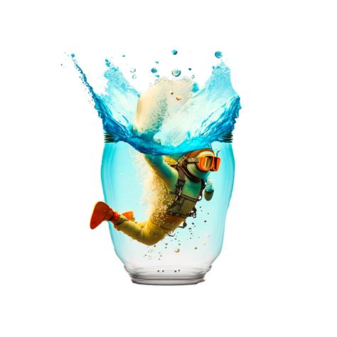 Refreshing Water Pouring Png Generative Ai 24727673 Png