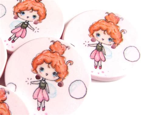 Fairy Buttons Australian Made 18mm 22mm Or 24mm Etsy