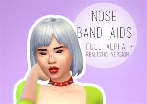 Sims 4 Ccs The Best Nose Band Aids By Imtater