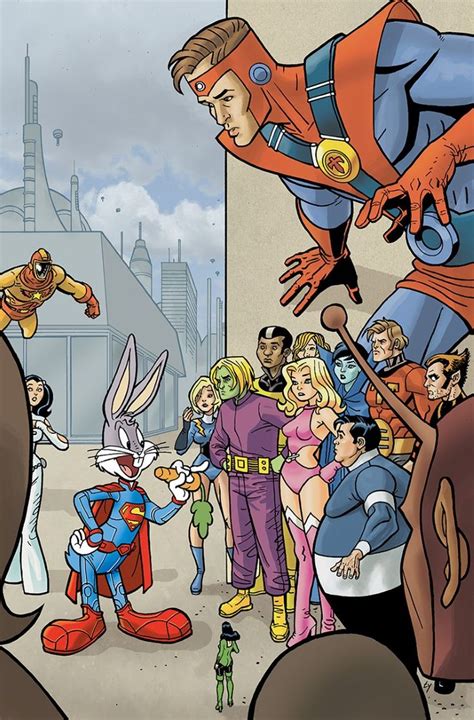 Amusing Collection Of Dc Comics Looney Tunes And Dc Crossover Variant