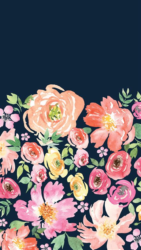 Vintage Flower Iphone Wallpaper