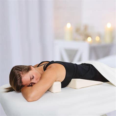 Earthlite Bolster Pillow Neck Contour Durable Massage Bolster In