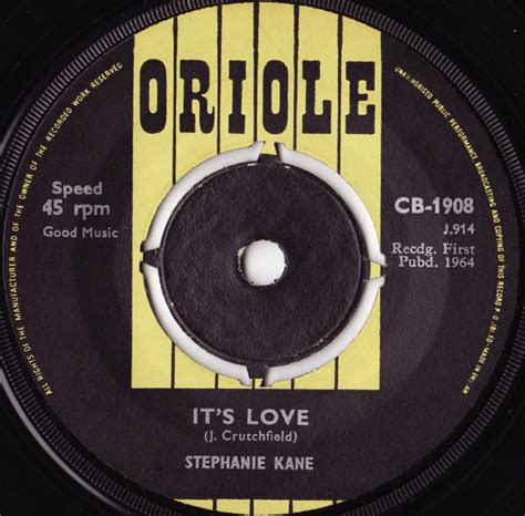 Stephanie Kane Its Lovethink Of Me 音楽レビュー Paradise Of Oldies