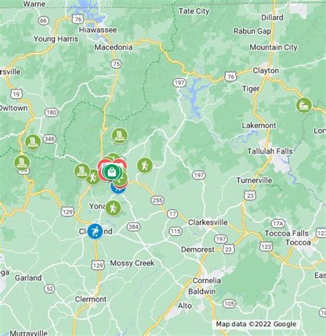 Find Points Of Interest In Helen Ga Near You With This Handy Map For