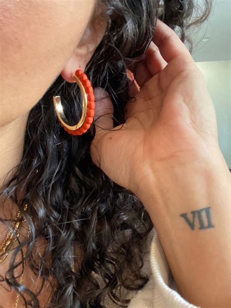 The Mia Is Perfect Pair Of Earrings In Red Hoop Earrings