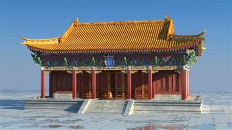 Ancient Chinese Building 3d Model Turbosquid 1514382