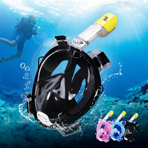 2017 Rkd Diving Mask Full Face Scuba Snorkel Diving Mask Underwater Anti Fog Snorkeling Mask