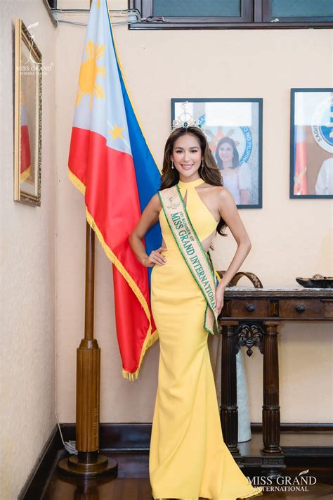 Miss Grand International 1st Runner Up Samantha Bernardo Pays Courtesy Visit At Philippine