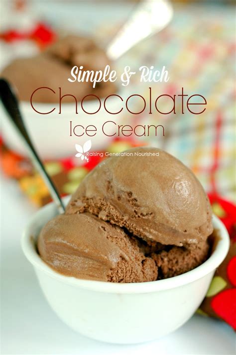 Homemade Chocolate Ice Cream Refined Sugar Free With Dairy Free