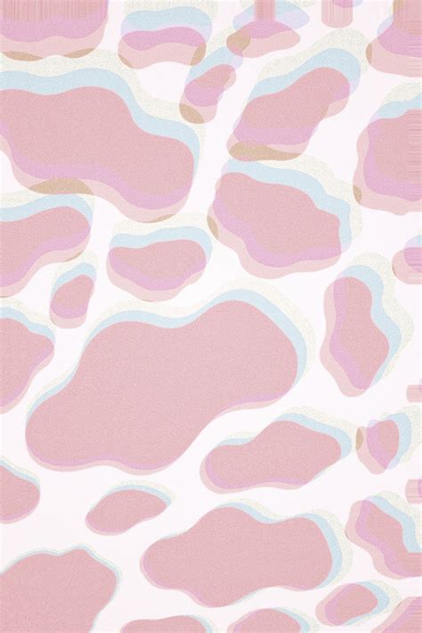 Pastel Aesthetic Iphone Pink Cow Print Wallpaper Invisible Death