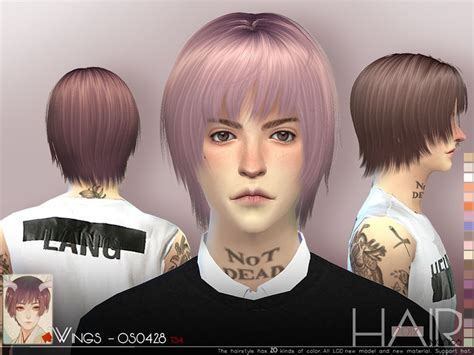 Sims 4 Ccs The Best Hair By Wingssims