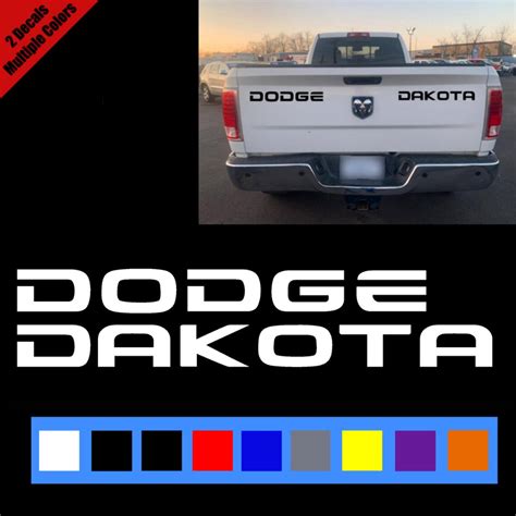 Dodge Ram Dakota Tailgate 1994 2002 Multi Color Vinyl Etsy