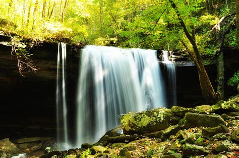 Big Laurel Falls At Virgin Falls State Natural Area In Tennessee