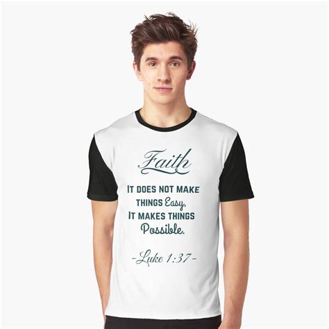 Faith Bible Verse Luke 137 T Shirt For Sale By M4rg1 Redbubble