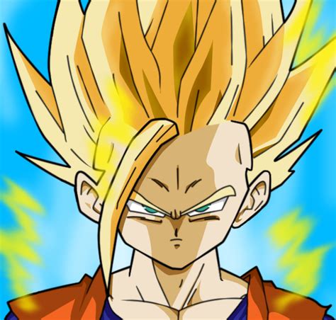 Dragon ball af the complete story, part 1 focuses on the brother of frieza ize and how gohan became a super saiyan 5 after. Gohan super saiyan 2 by zignoth on DeviantArt