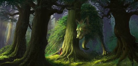 Digital Digital Art Artwork Fantasy Art Nature Landscape Forest