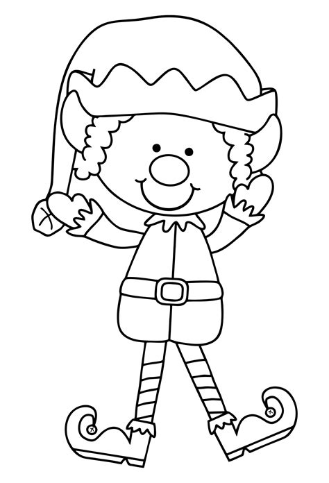 Elf Cut Out Printable
