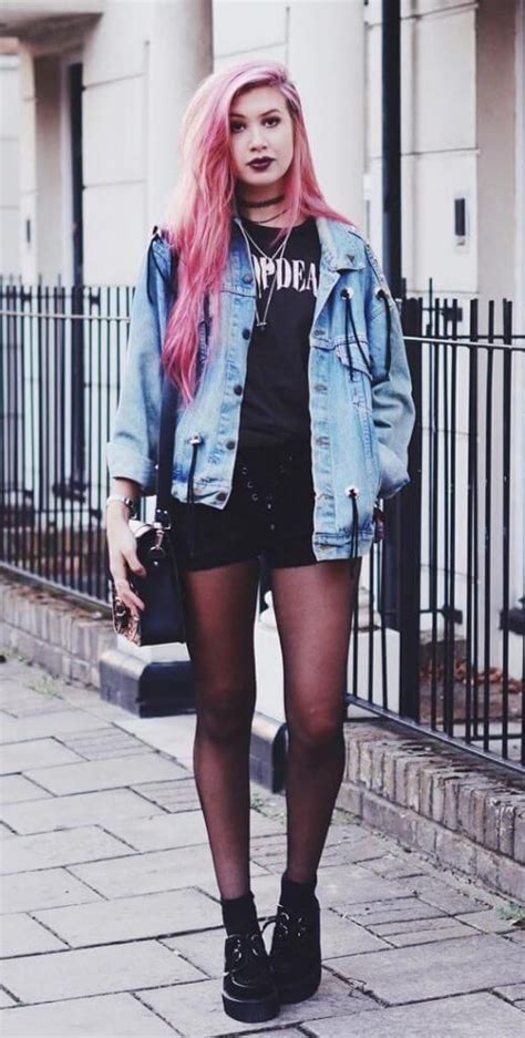Great And Mind Boggling Grunge Looks Grunge Fashion Punk Outfits