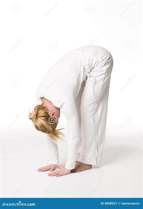 Woman Streching Her Back Stock Image Image Of Breathe 8808927