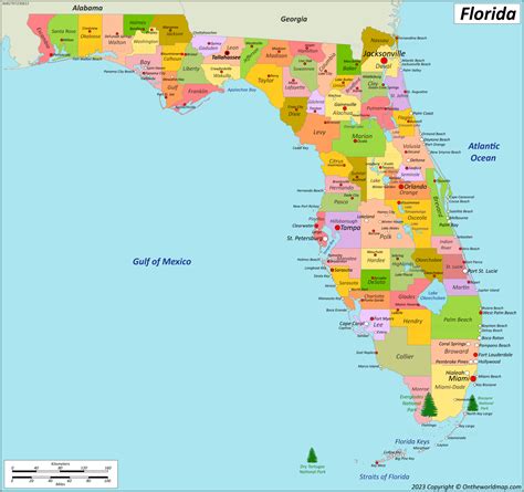 Florida State Map Usa Detailed Maps Of Florida Fl