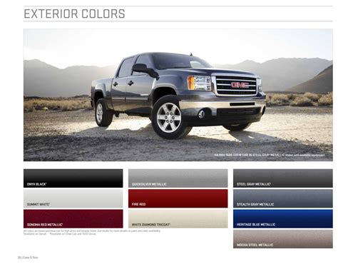 Gmc Sierra Paint Codes And Color Charts 52 Off