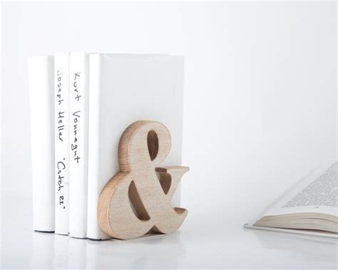 Modern Stylish Bookend Ampersand Wooden By Designatelierarticle Unique