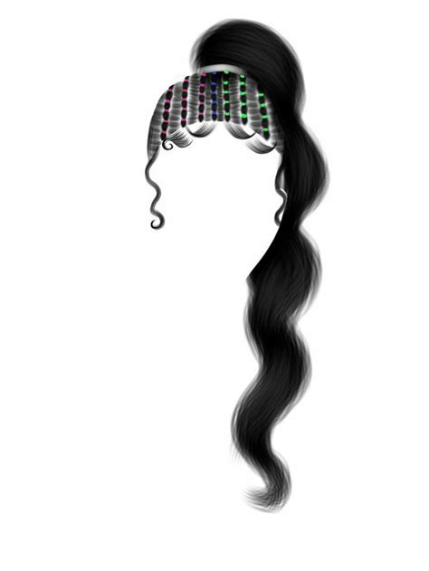 Godess Braids Ponytail Wigs Hair Illustration Hair Logo