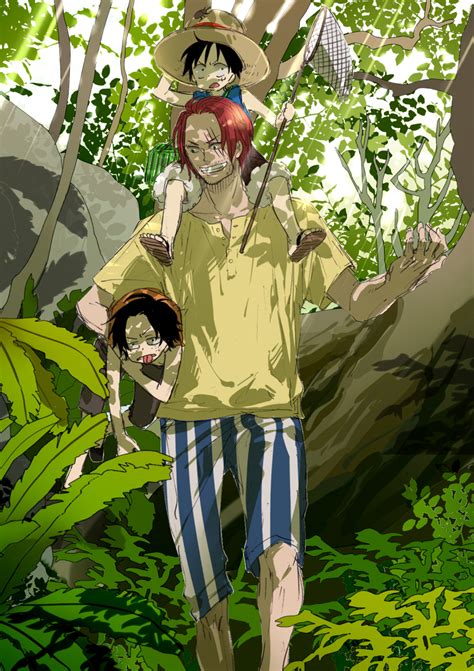 Luffy And Shanks Wallpapers Wallpaper Cave