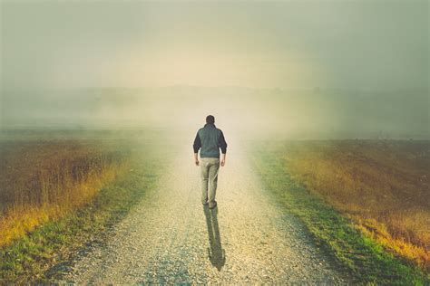 Man Walking To The Light On A Dirt Road Blue Ridge Christian News