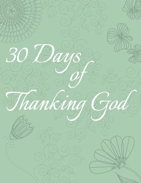 30 Days Of Thanking God 600h Warm Hearts Publishing