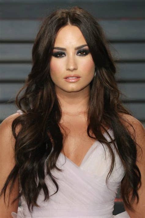 Most americans entering rehab will face wildly different costs, depending on their insurance provider. Demi Lovato Wavy Dark Brown Barrel Curls Hairstyle | Steal ...
