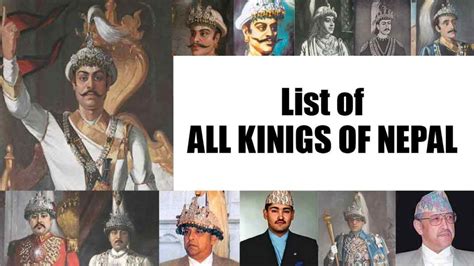 List Of All Kings Of Nepal