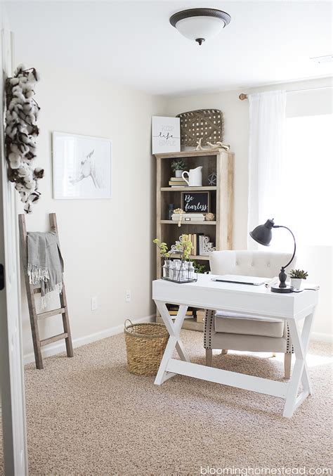 Farmhouse Style Office Blooming Homestead