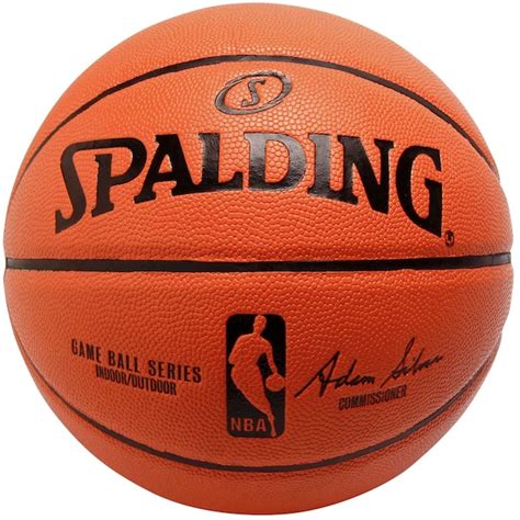 Nba Spalding Replica Game Ball Size 7 Composite Basketball Nba Store