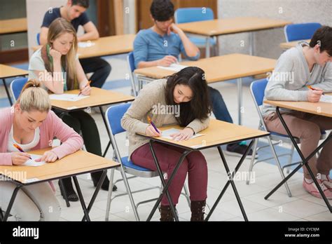 Exam Hall Hi Res Stock Photography And Images Alamy